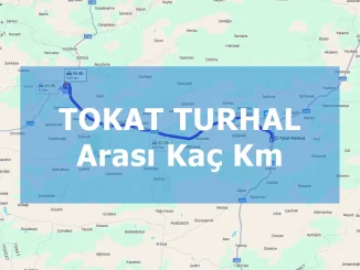 Tokat Turhal Arası Kaç Km